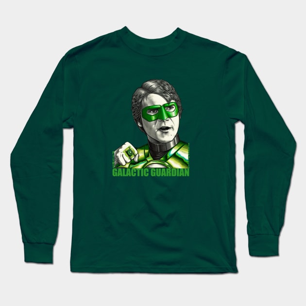 Emerald Knight Long Sleeve T-Shirt by sapanaentertainment